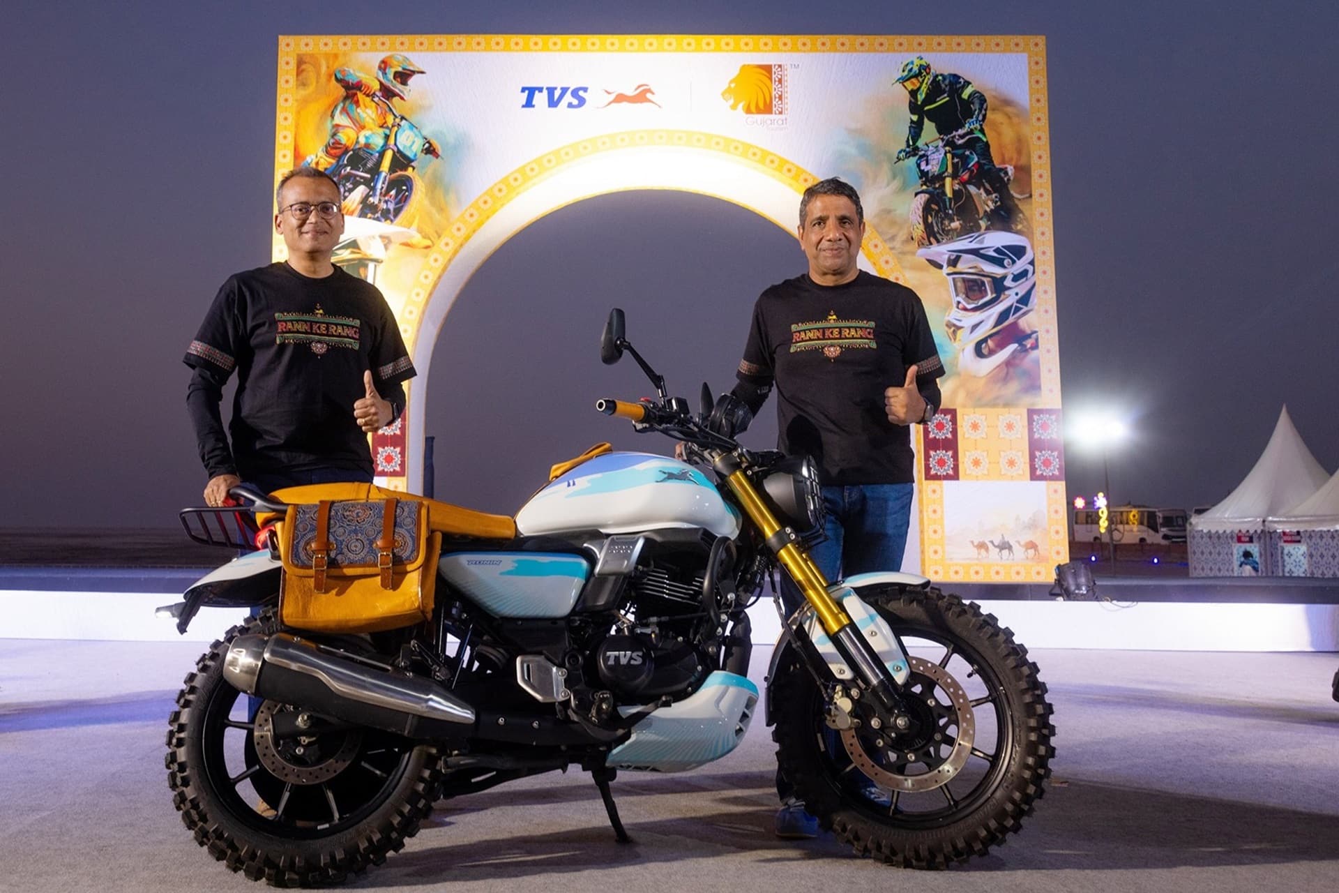 TVS Rann Utsav Custom: 4 preparaciones únicas que fusionan cultura y motor a partes iguales