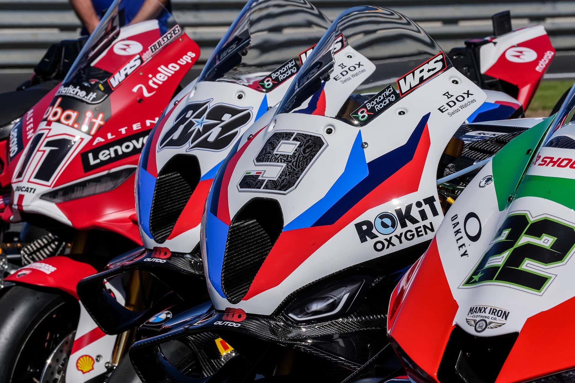 Ducati, BMW, Bimota, Kawasaki, Honda and Yamaha are the five brands that will be present this season