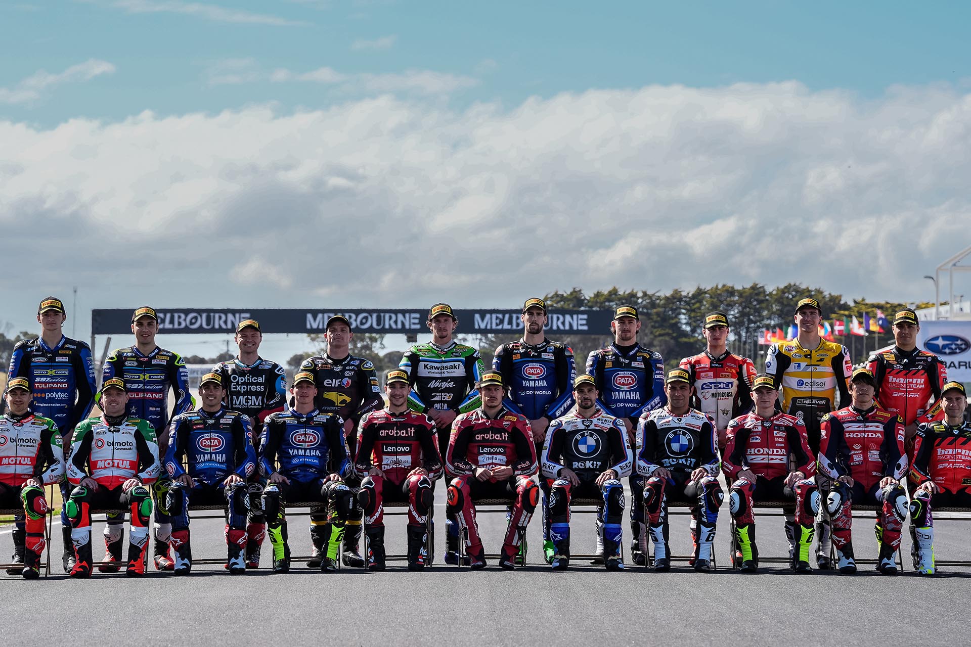 The permanent WSBK grid for 2026 with the loss of the two injured HRC drivers