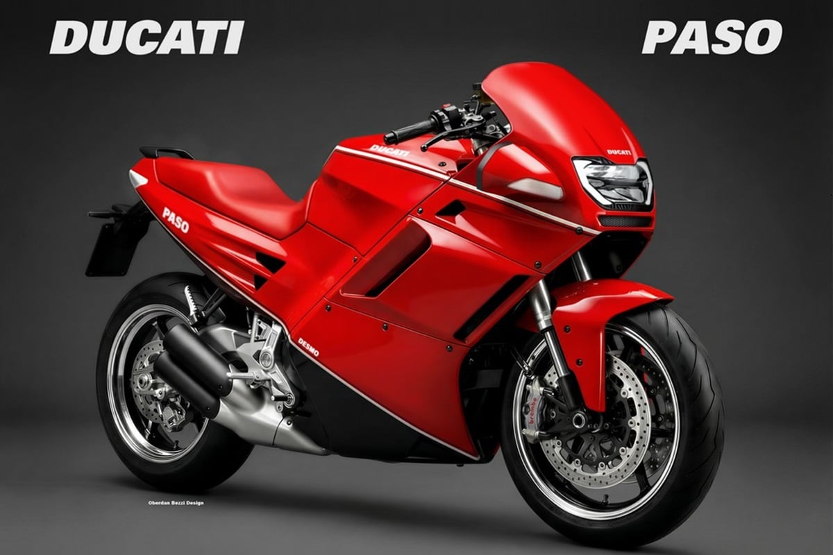 Ducati Paso By Oberdan Bezzi: “Para aquellos que no soportan las gigantescas Crossovers”