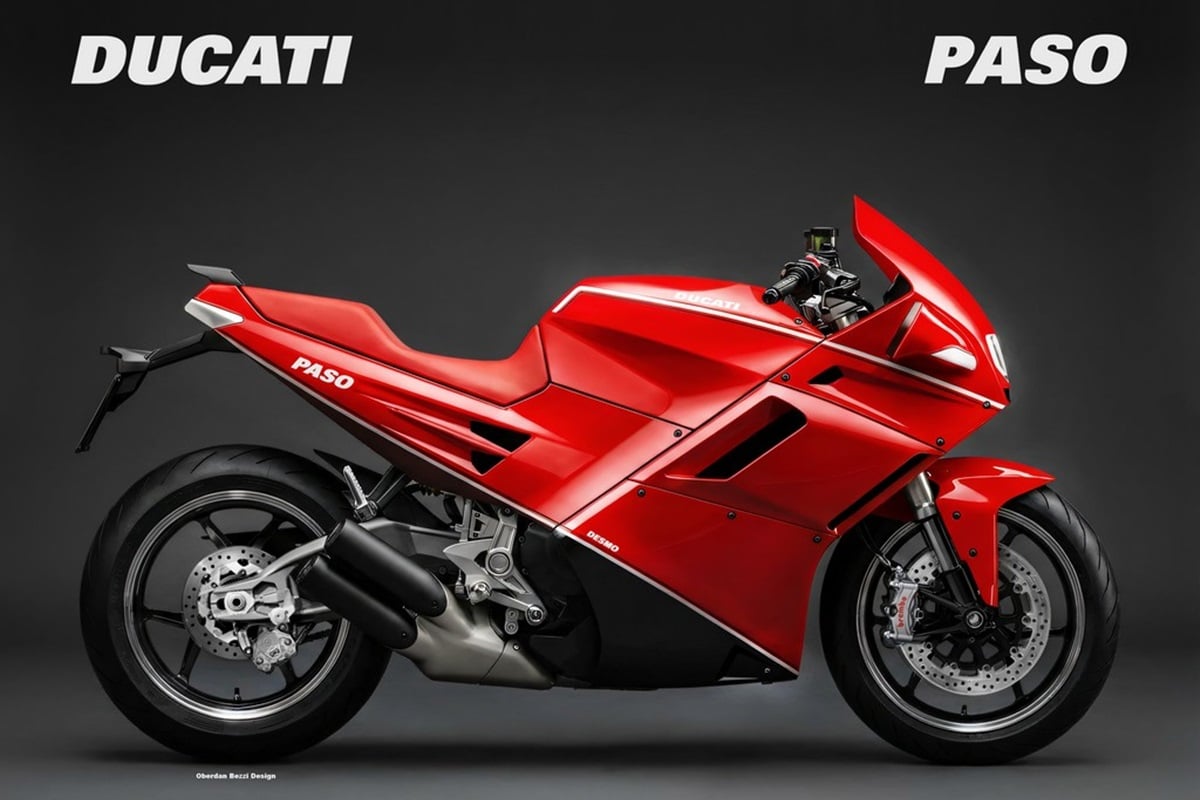 Ducati Paso By Oberdan Bezzi: “For those who can't stand gigantic Crossovers”