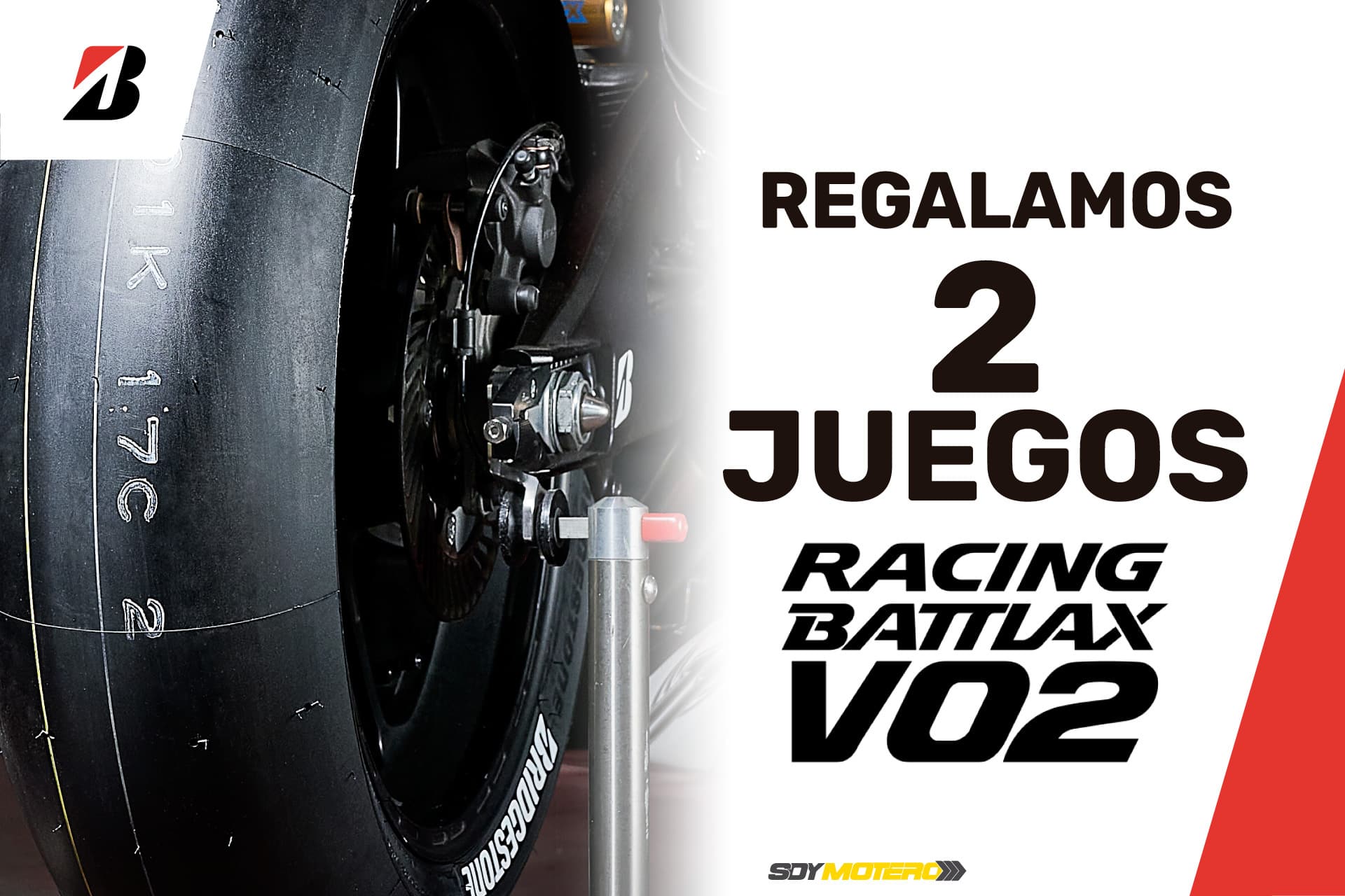 Reto Bridgestone-SoyMotero.net 2026 Battlax Racing V02: únete y gana un juego de neumáticos