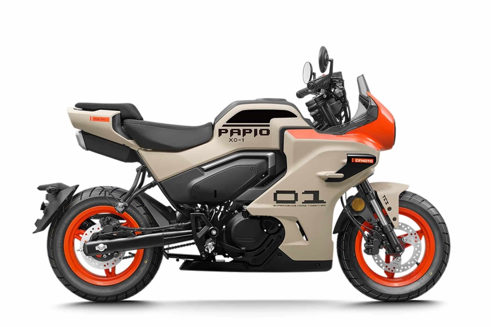 New Papio XO-1 Racer: CFMoto “radicalizes” the image of its striking minibike