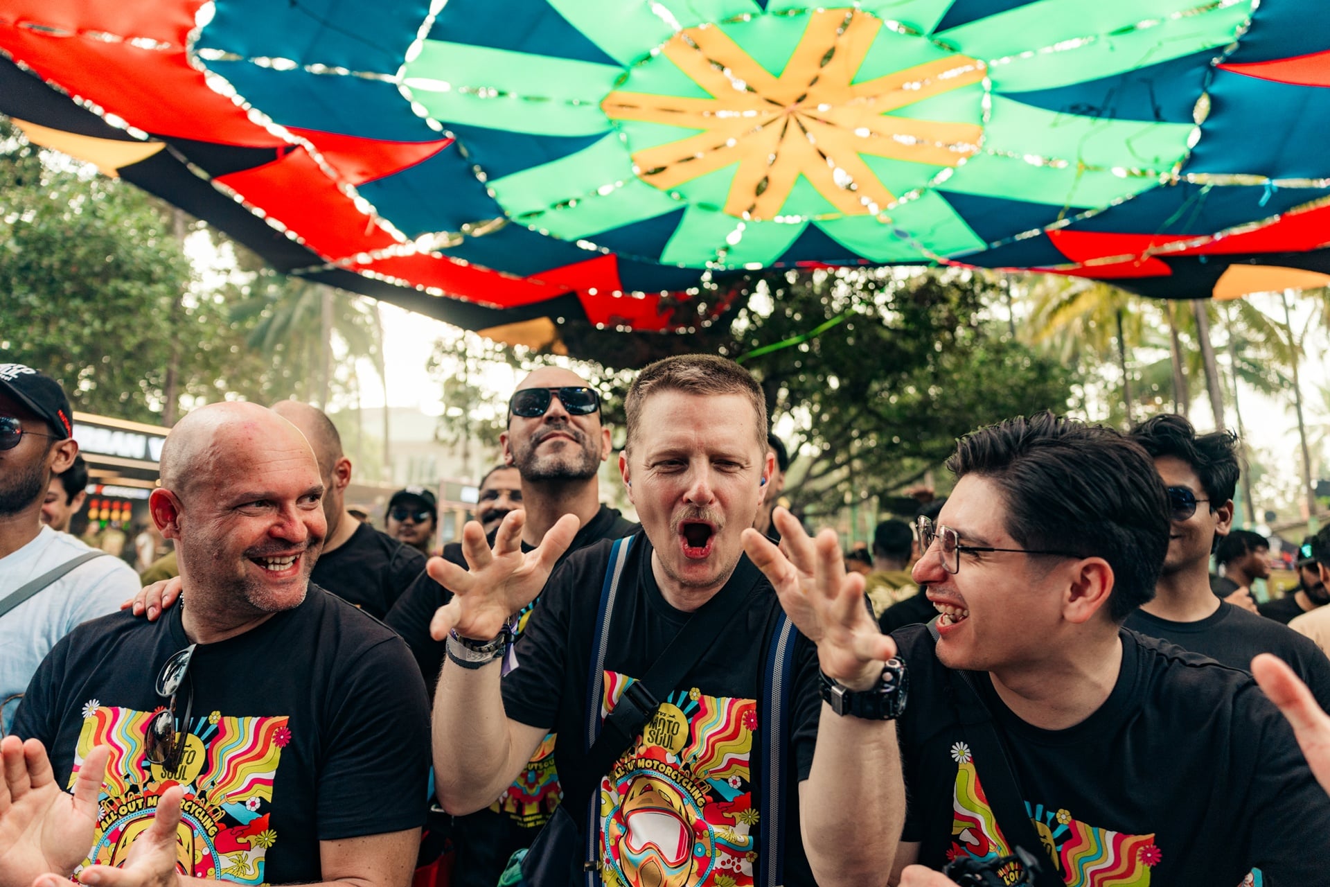 everything revolves around the motorcycle (and you understand why they sell so much)