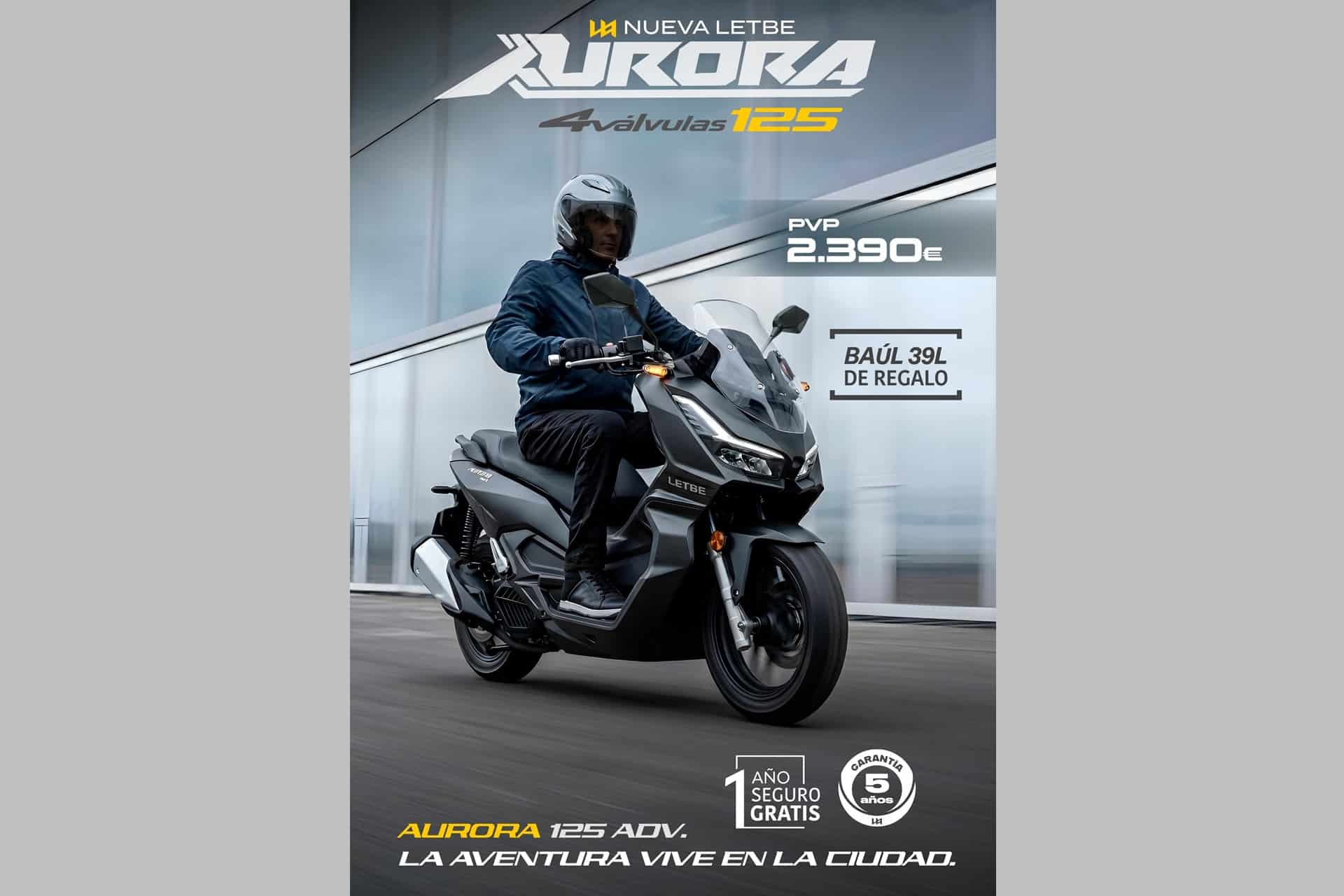 Aurora 125 2026: Letbe's new ADV model to move without limits