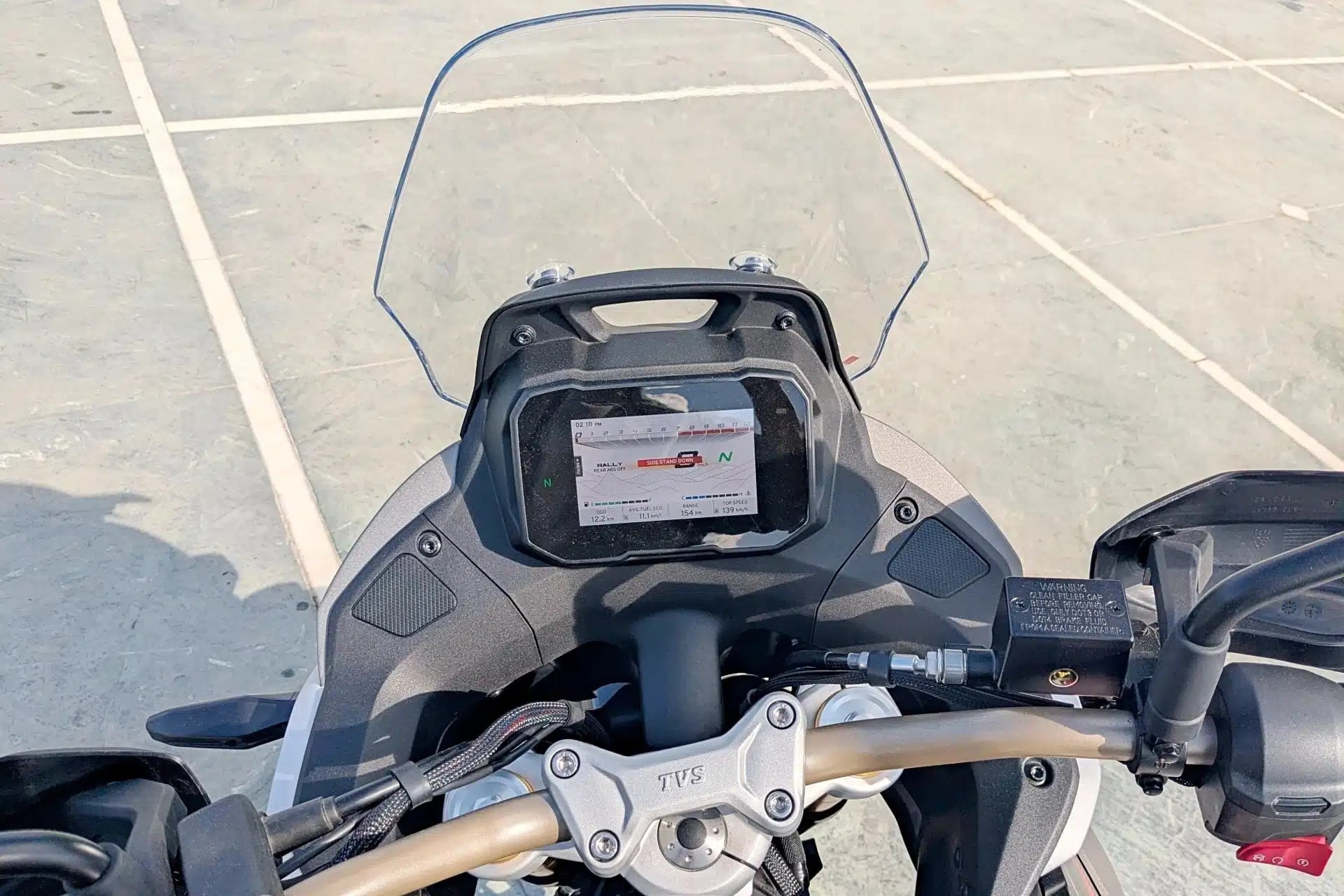 TVS unveils the European version of its Apache RTX 300 at the busy “Salon du 2 Roues” in Lyon