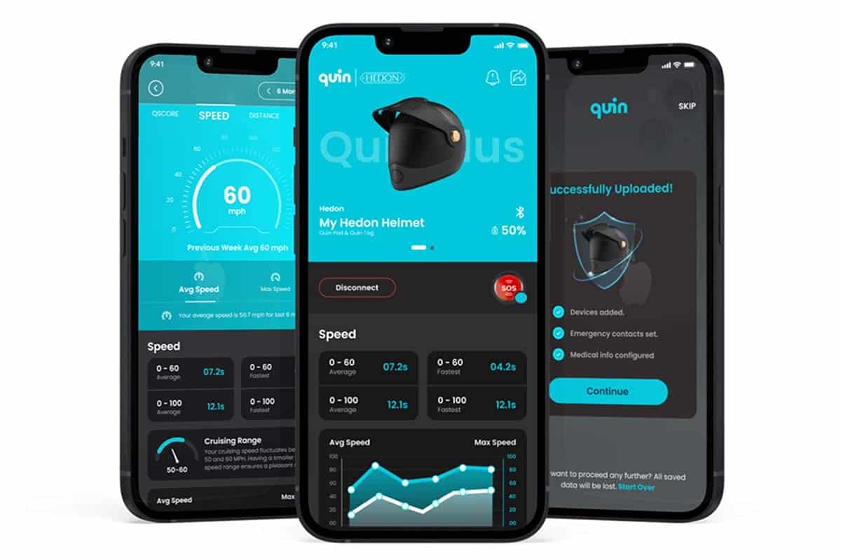 All data is recorded and can be viewed in the application