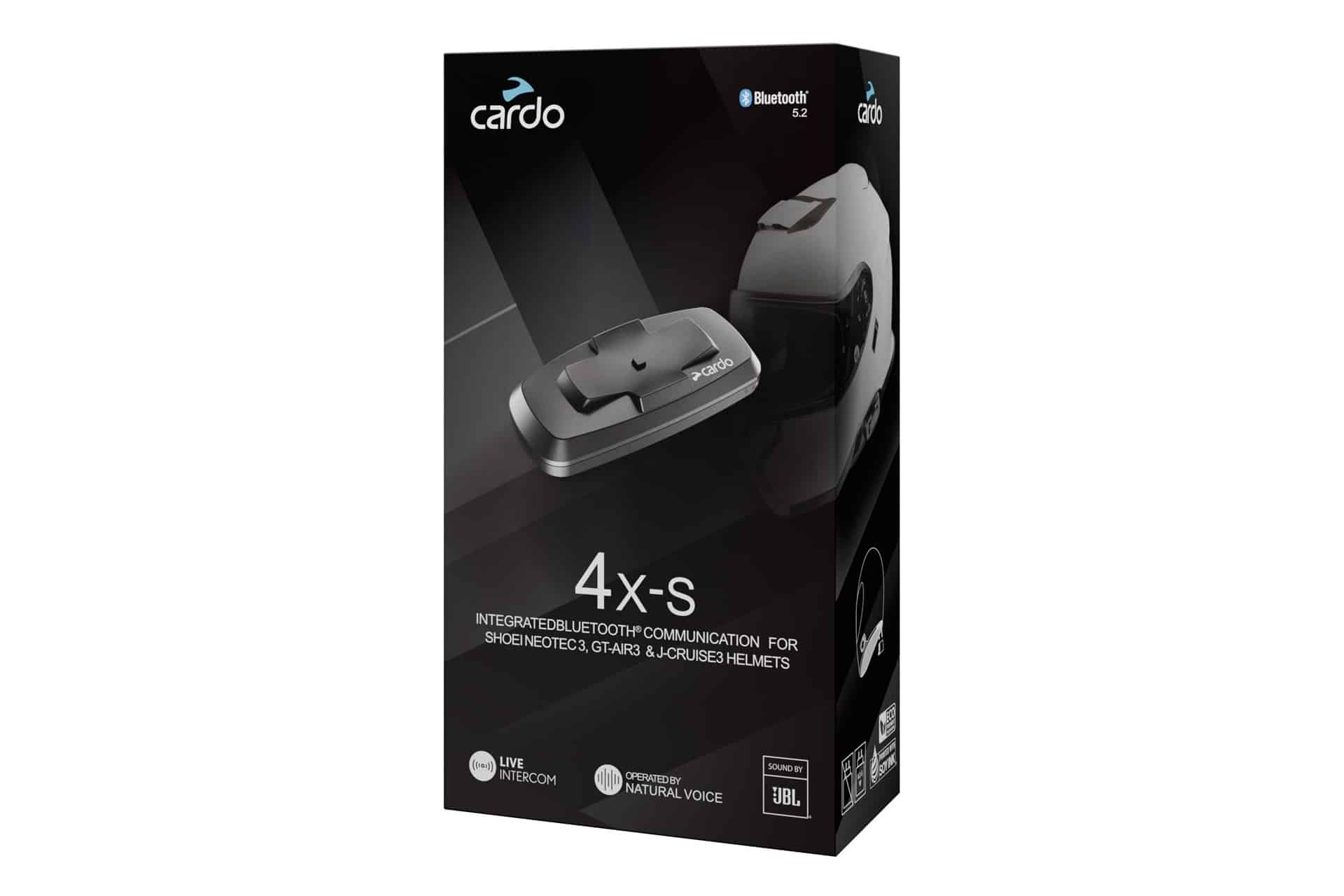 Cardo presents the new Packtalk-S and 4X-S intercoms for Shoei Gen 3 helmets