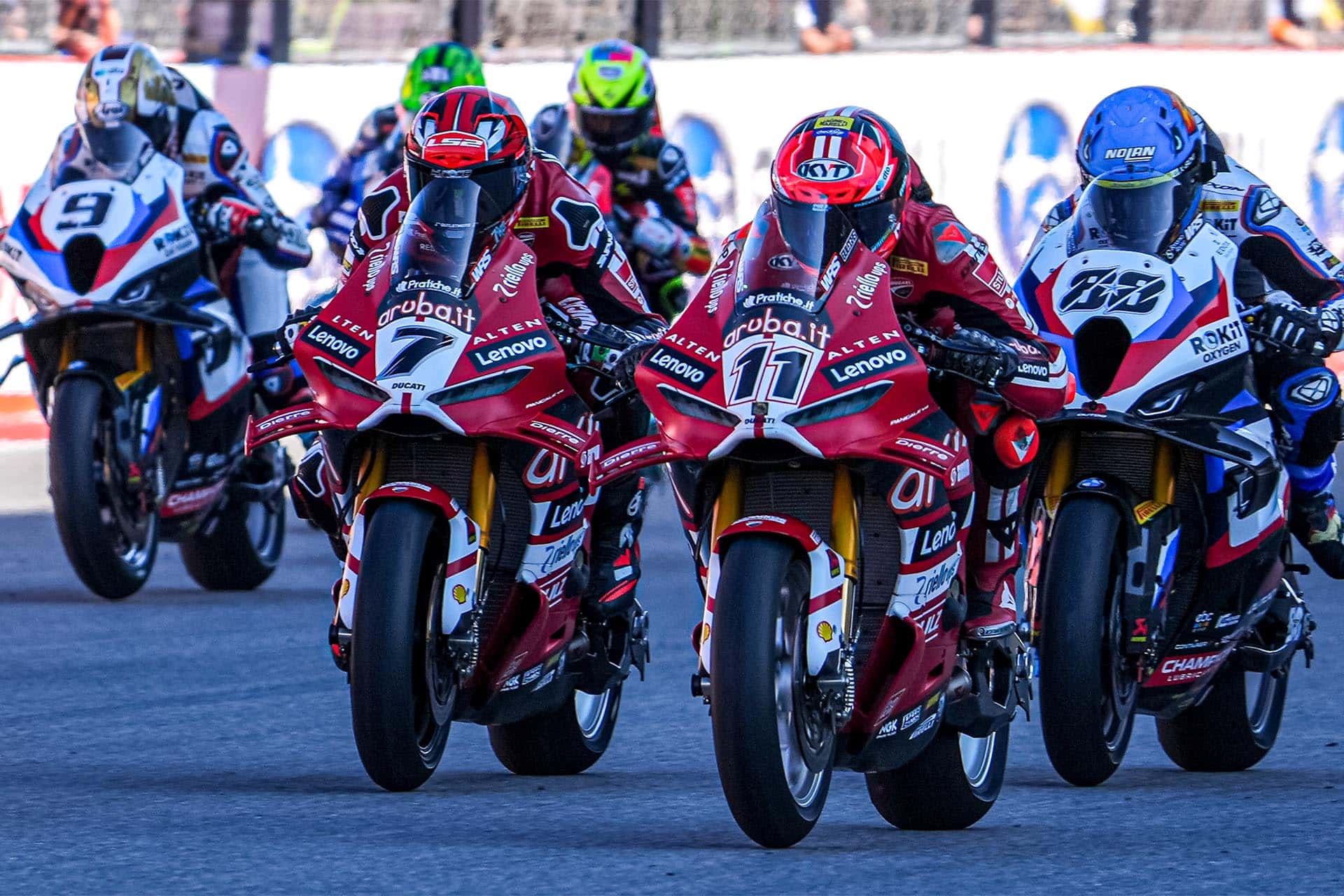 Bulega combines his role as a WSBK driver with that of a tester