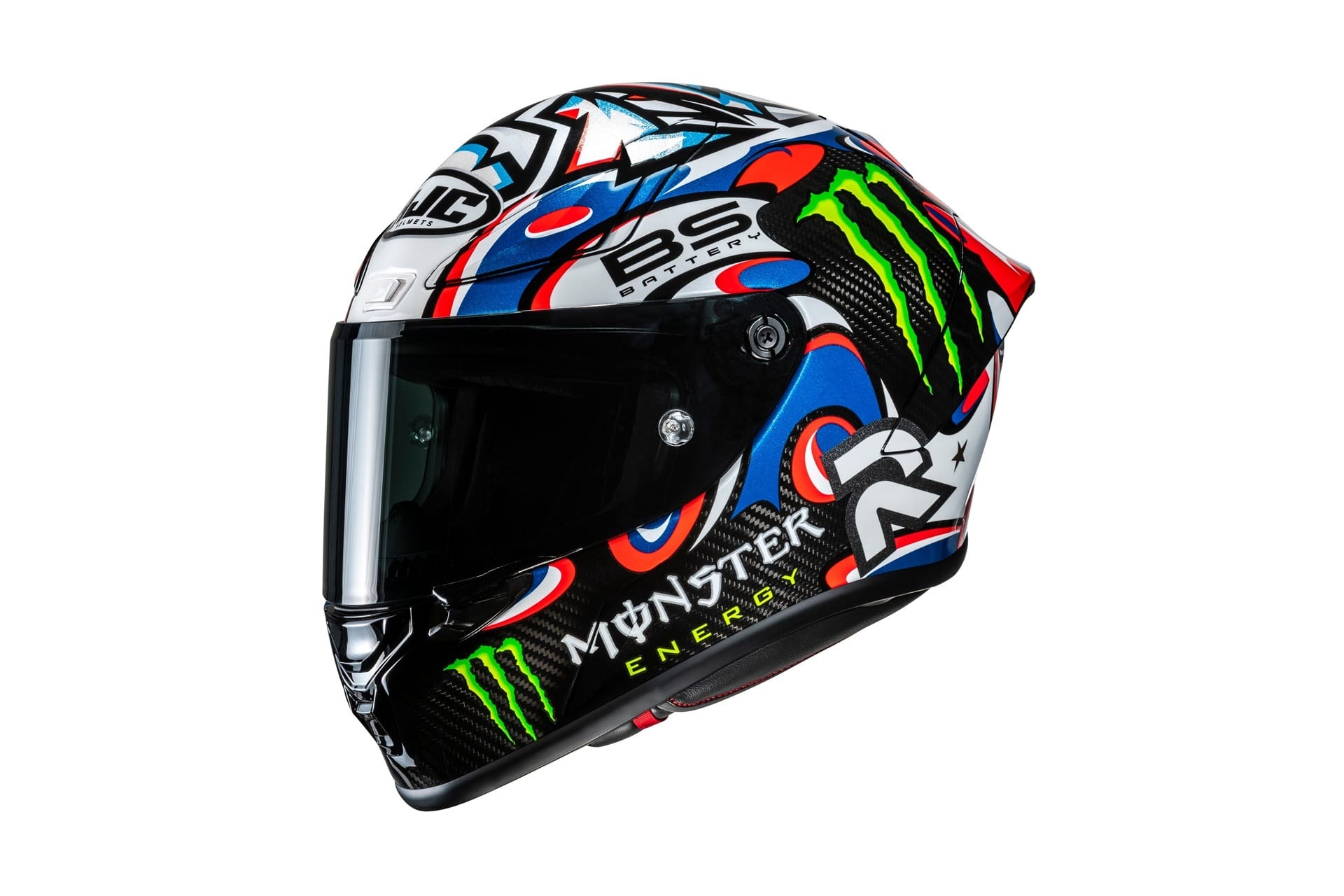 RPHA 1 V2 Carbon Le Mans 3: This is the latest helmet resulting from the collaboration between Fabio Quartararo and HJC