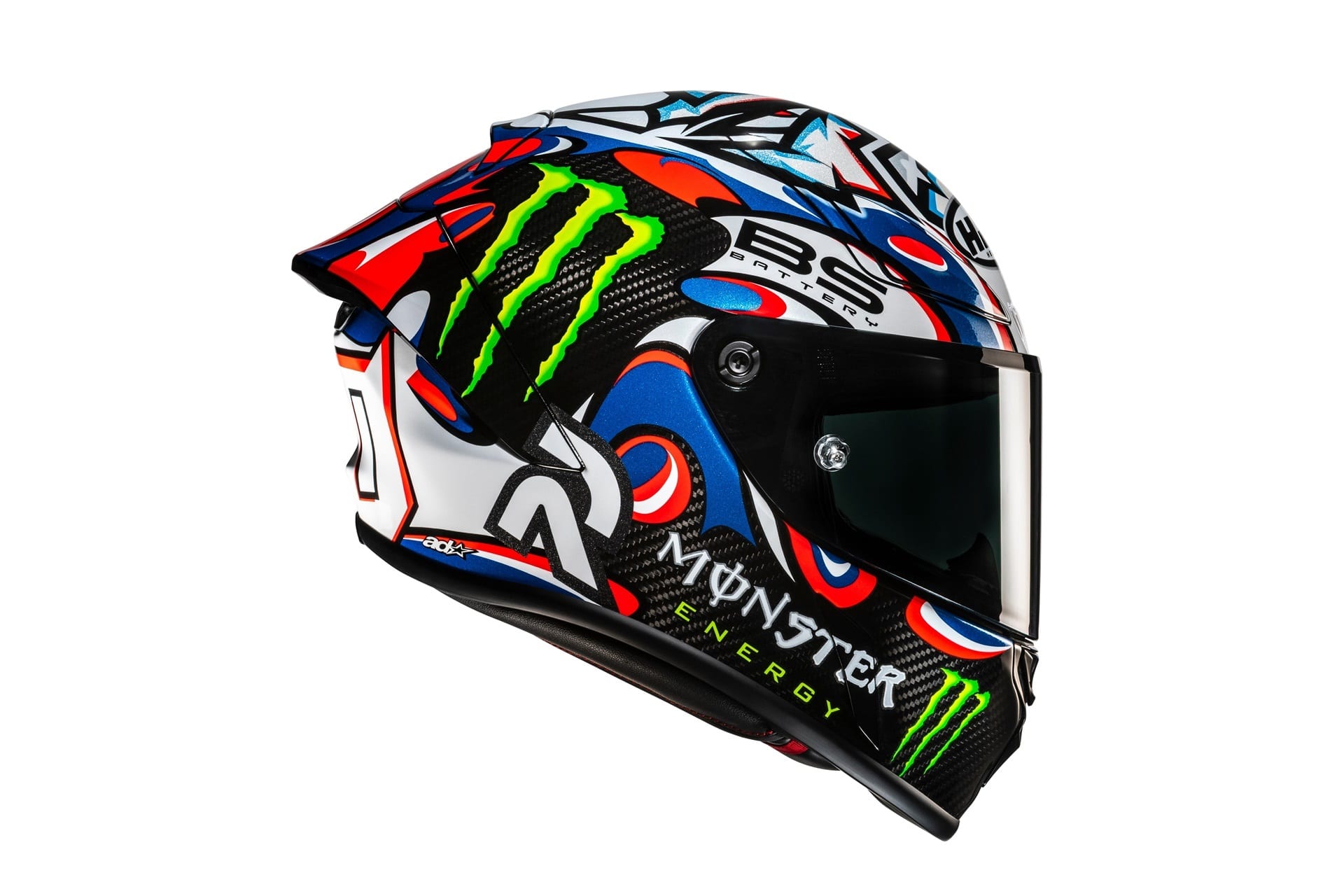 RPHA 1 V2 Carbon Le Mans 3: This is the latest helmet resulting from the collaboration between Fabio Quartararo and HJC