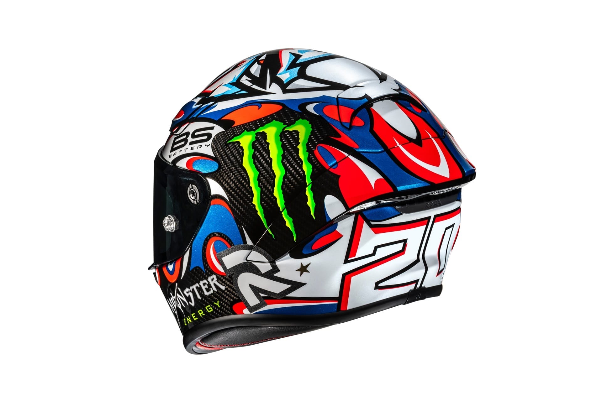 RPHA 1 V2 Carbon Le Mans 3: This is the latest helmet resulting from the collaboration between Fabio Quartararo and HJC