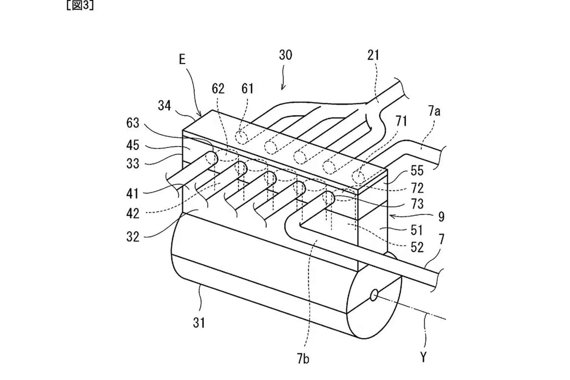 Kawasaki registers new designs around a hydrogen-powered combustion engine