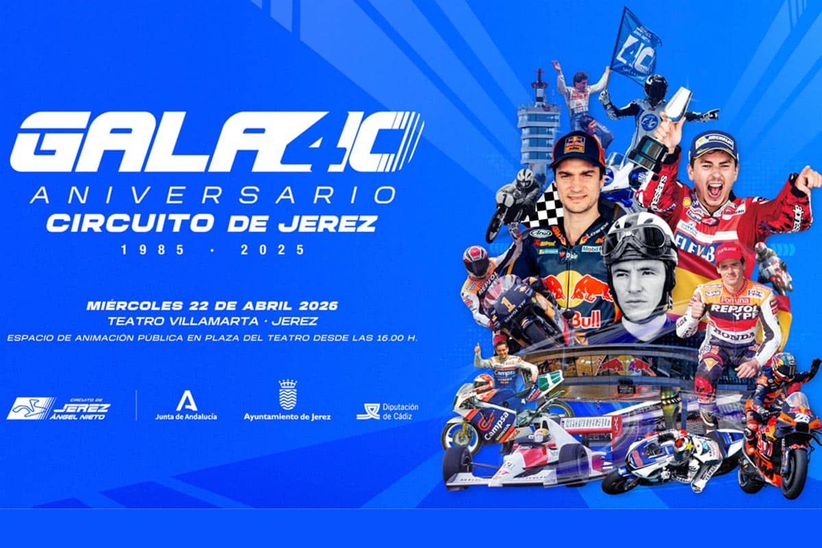 El Circuito de Jerez reunirá a sus leyendas en la gran gala de su 40 aniversario