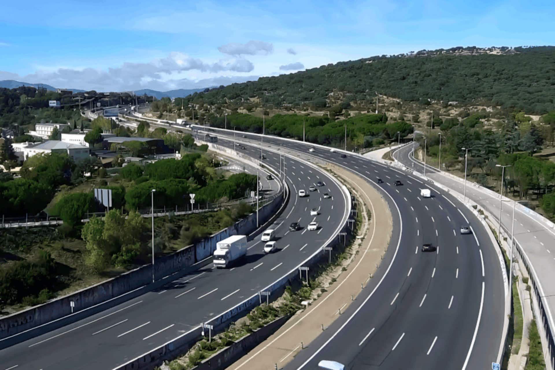 Spain dynamic speed limit with AI