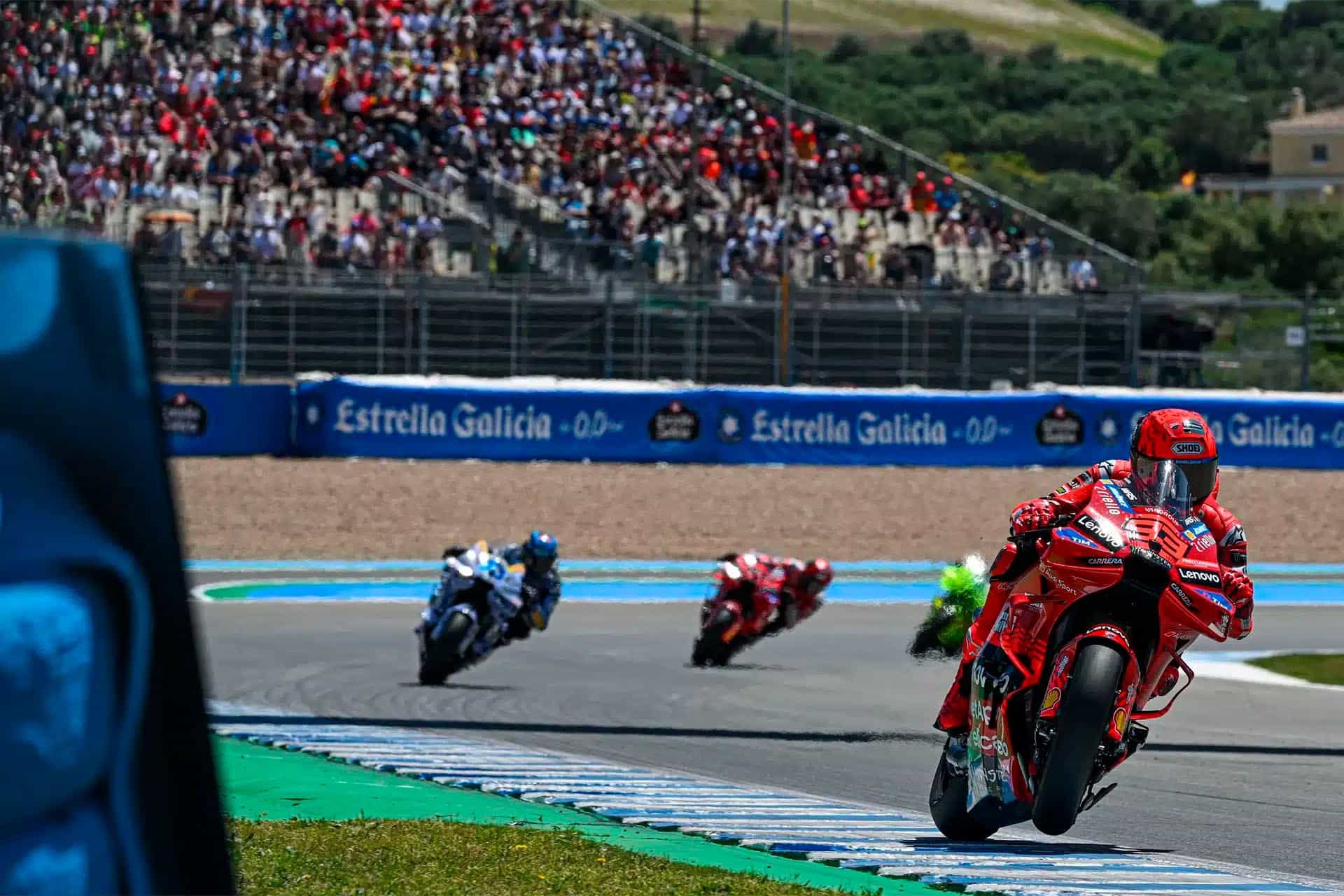 Last year Marc arrived in Jerez in a state of form in which he was his only rival. This year is not like that