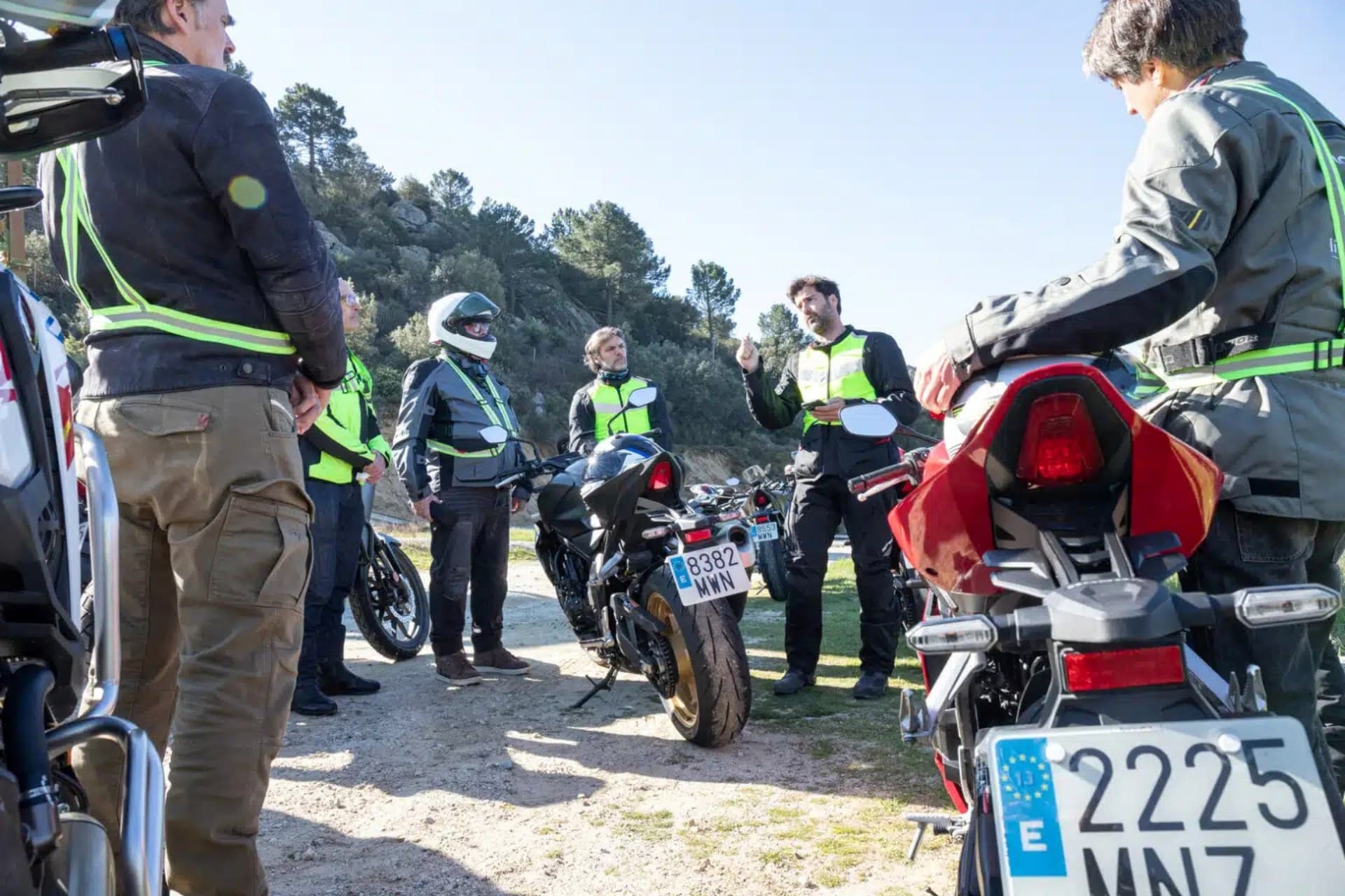 Avoid motorcycle accident