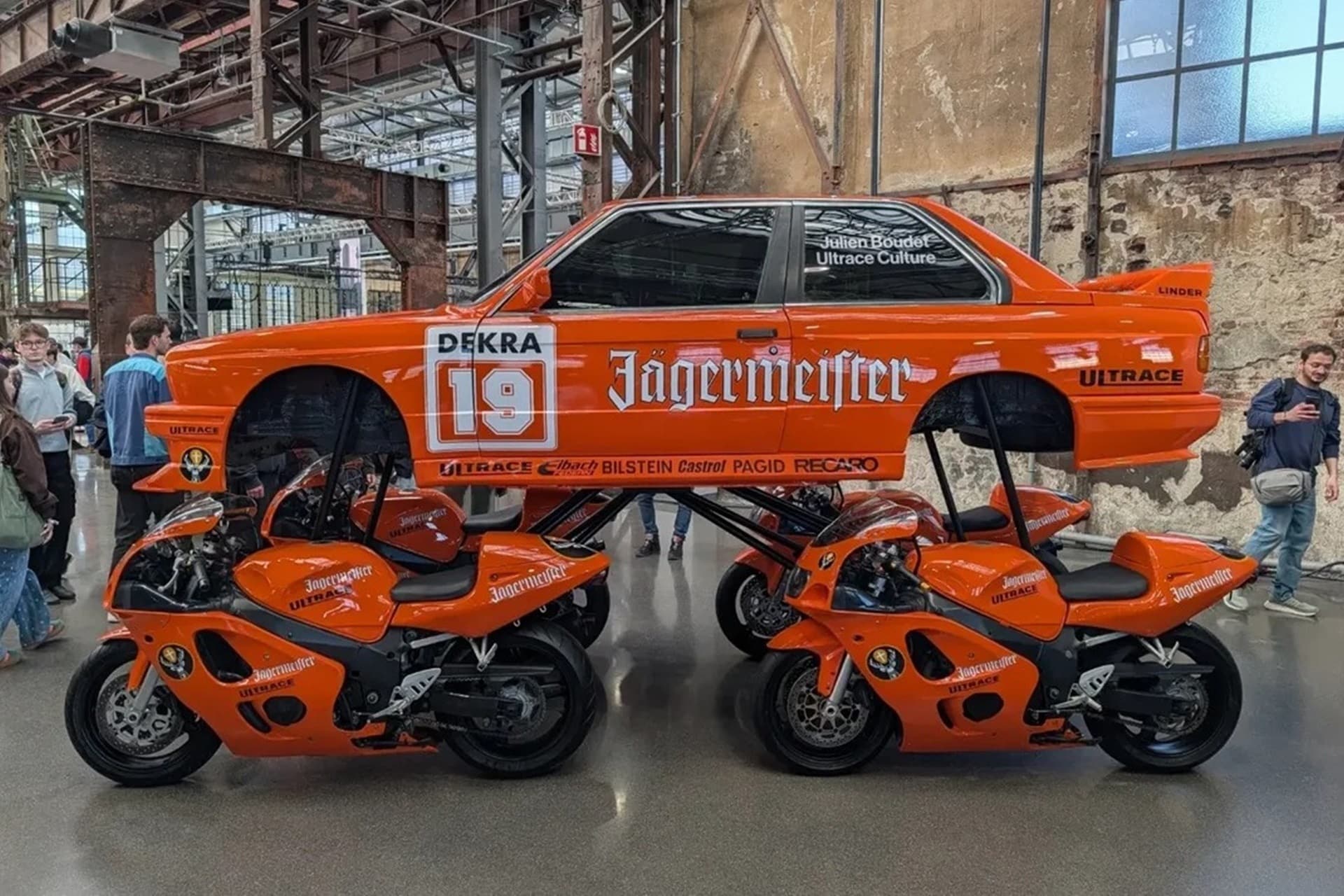 Horsepower Rennmeister: El BMW E30 reconvertido en una cuadriga de Suzukis GSX-R SRAD