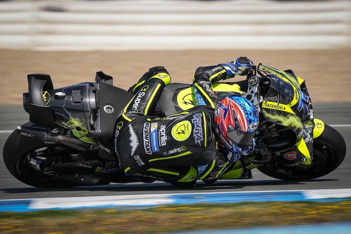 Test MotoGP Jerez 2026: Ogura y Aprilia mandan y Márquez y Ducati afinan