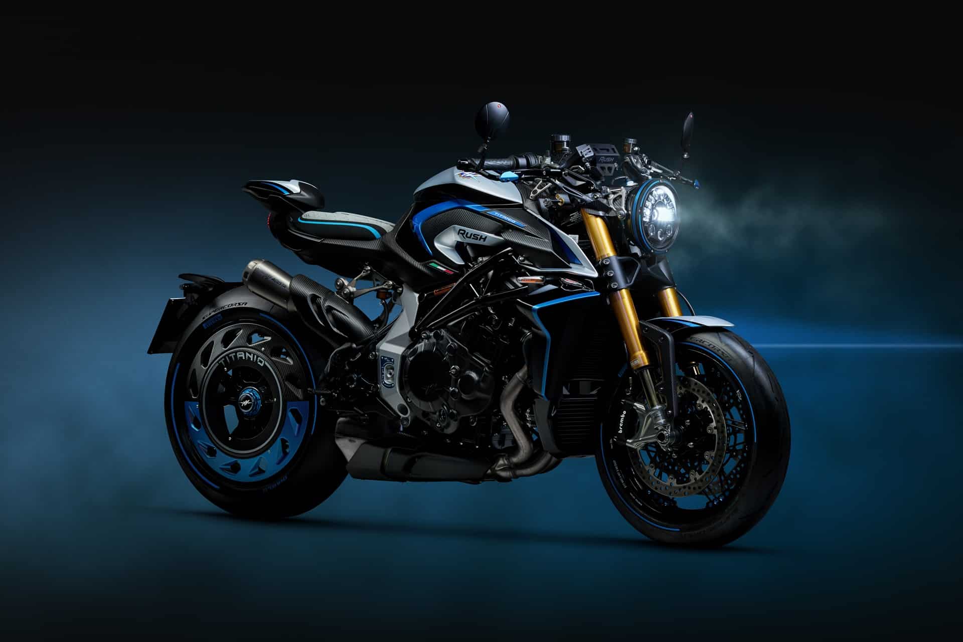 MV Agusta Rush Titanio: la hipernaked artesanal más extrema de Schiranna