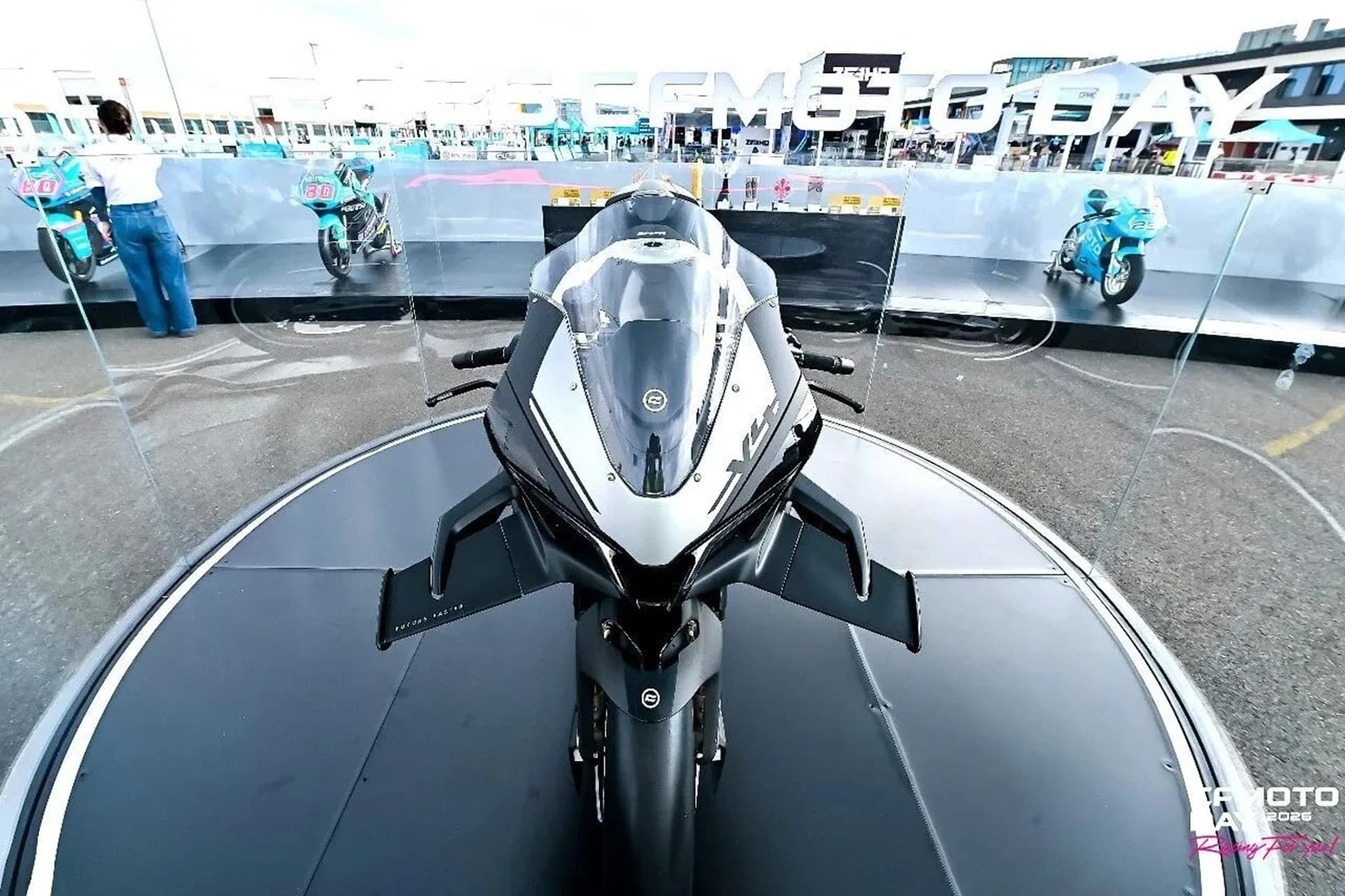 The new V4 SR-RR officially unveiled on the occasion of “CFMoto Day 2026”