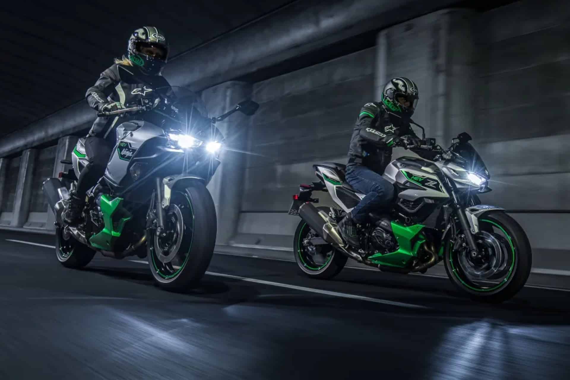 Kawasaki Ninja 7 y Z7 Hybrid