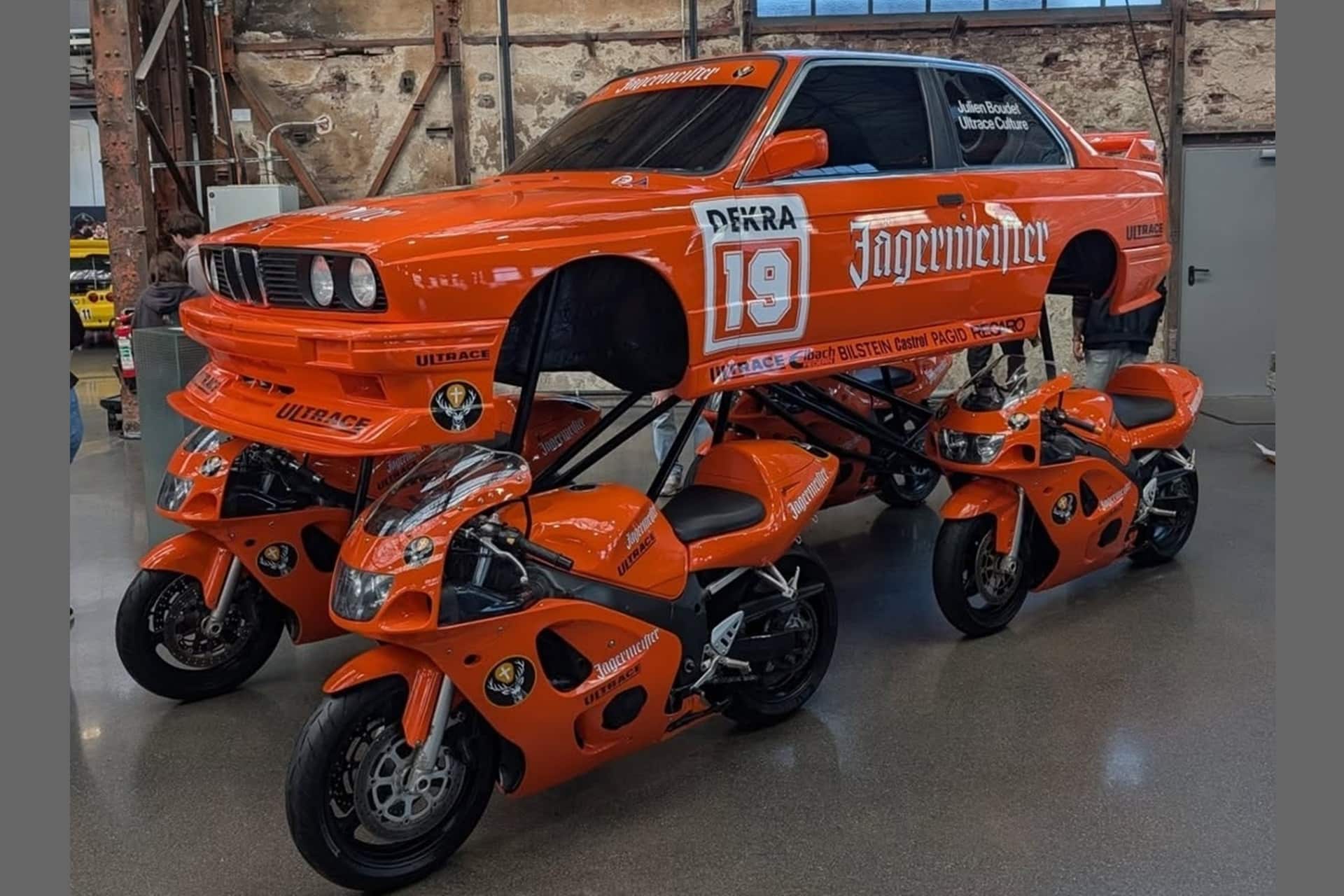 Horsepower Rennmeister: The BMW E30 converted into a Suzuki GSX-R SRAD chariot