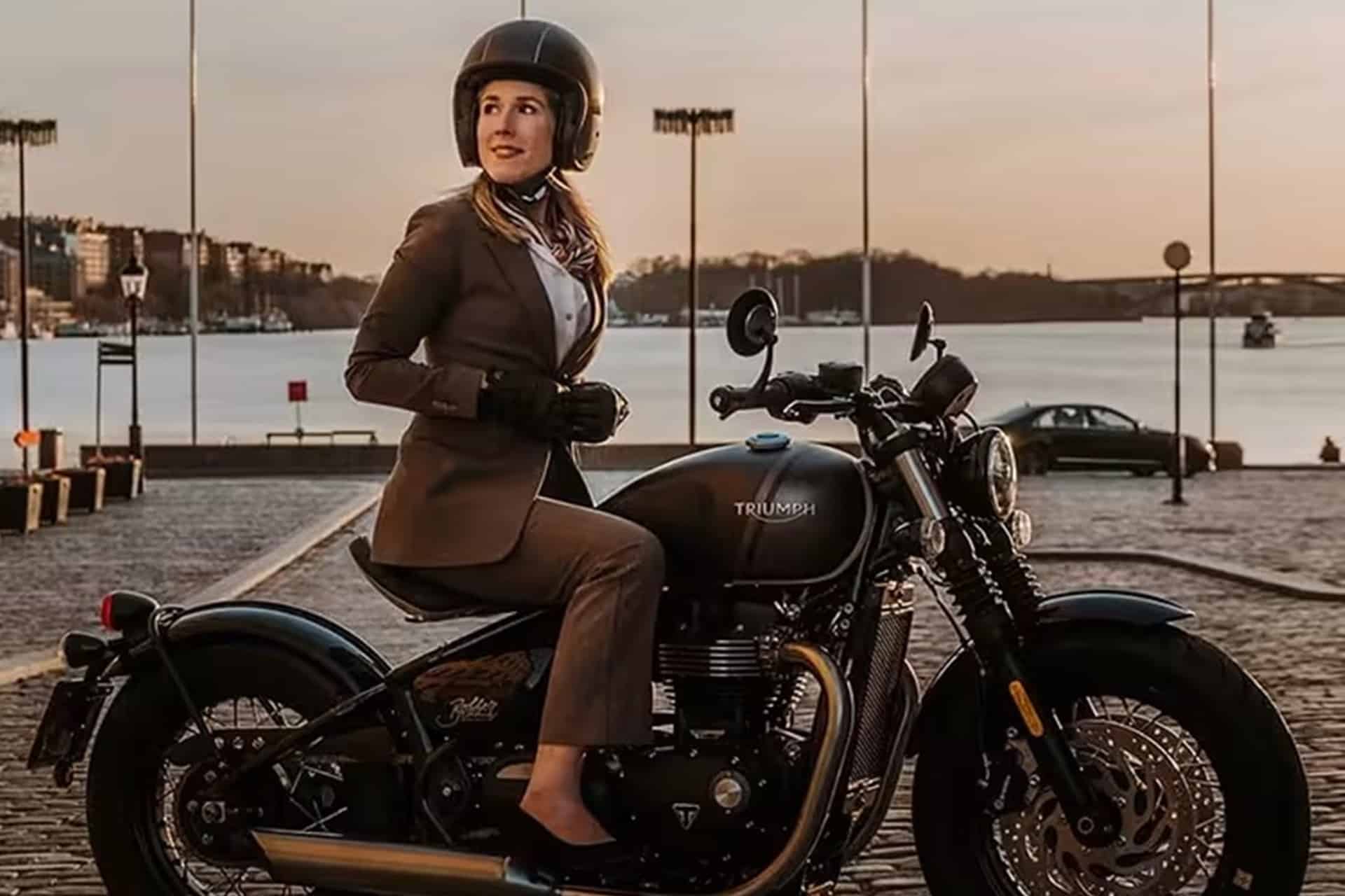 “Lady Mayor Ride Out”: the mayor of London will lead this solidarity march on a Triumph