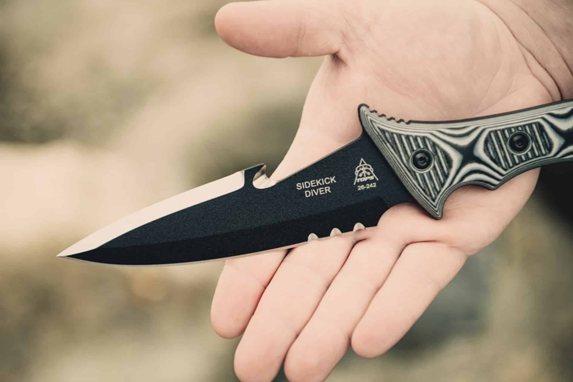 Sidekick Diver by Tops Knives, the knife ready to cut almost anything, in almost any medium