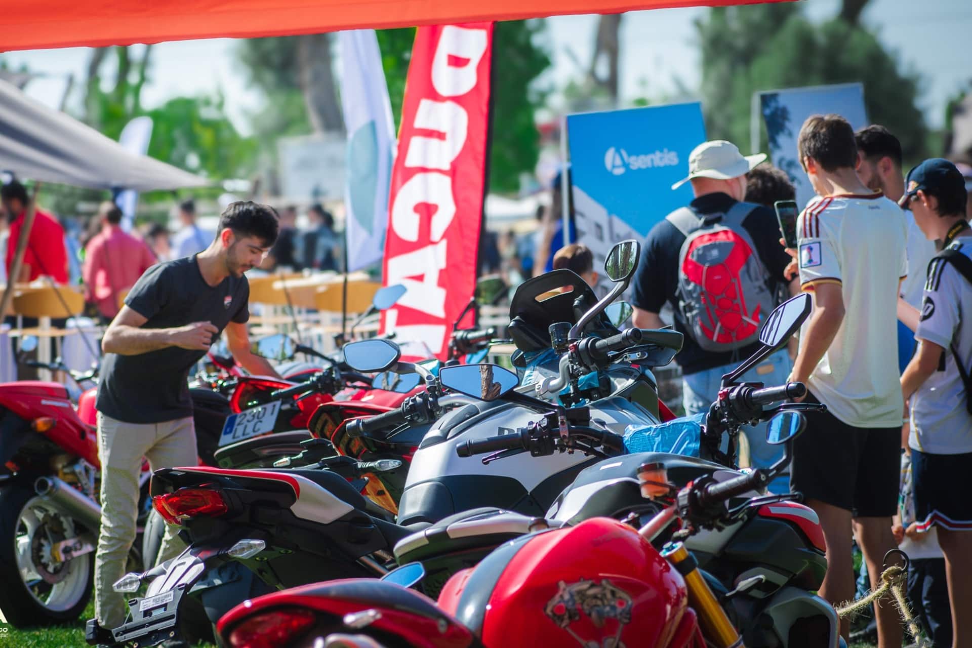 Ducati participates for the first time in Autopía with 15 motorcycles that combined innovation and legacy