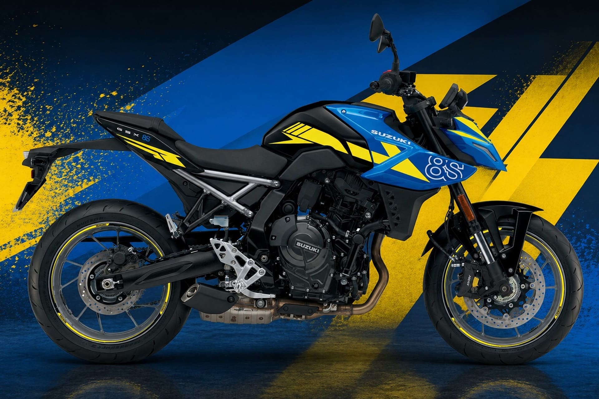 La Suzuki GSX-8S amplía su gama cromática con la incorporación de un nuevo esquema de color