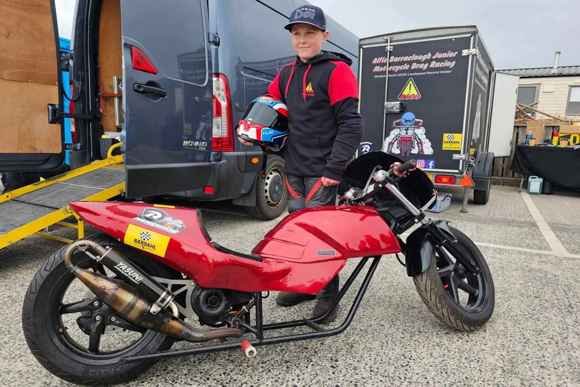 Alfie Barraclough UK speed record