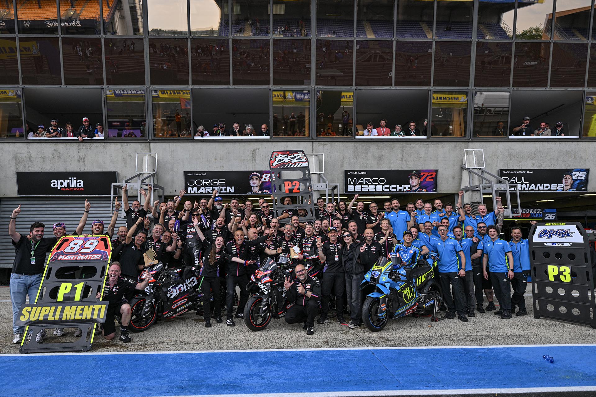 Aprilia has made history with its first “treble”