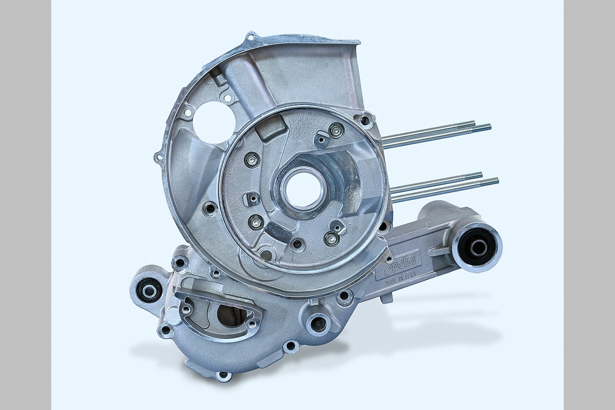 Polini presents its redesigned crankcases for Vespa PX
