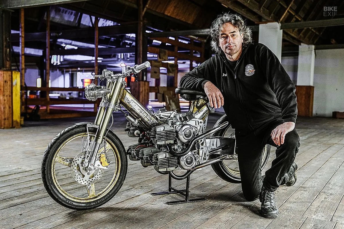 Puch Maxi S 2T with five cylinders and 350 cc: this is how a moped is prepared in Germany
