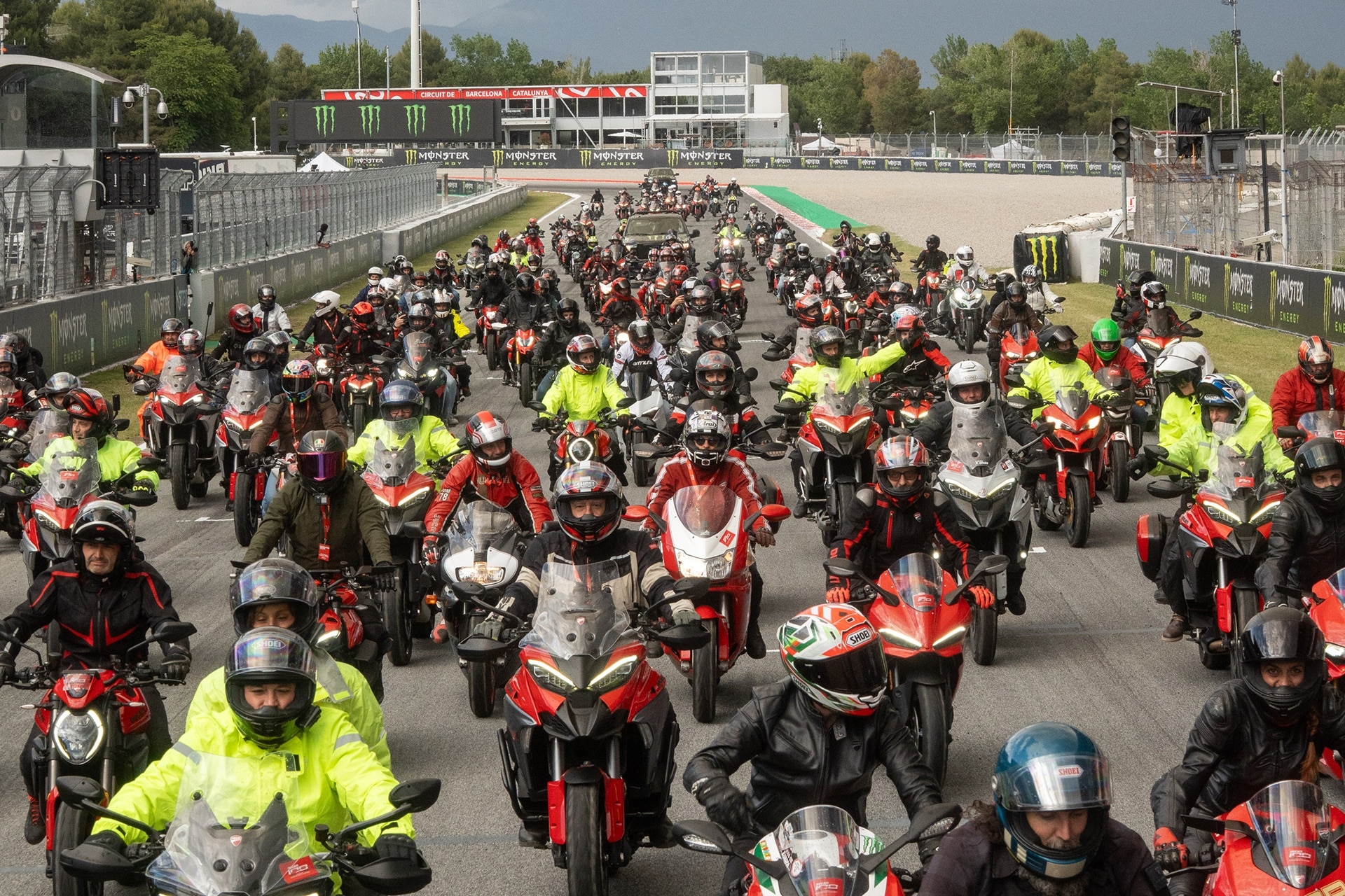 Ducati celebrates its centenary in Catalonia with an unforgettable caravan