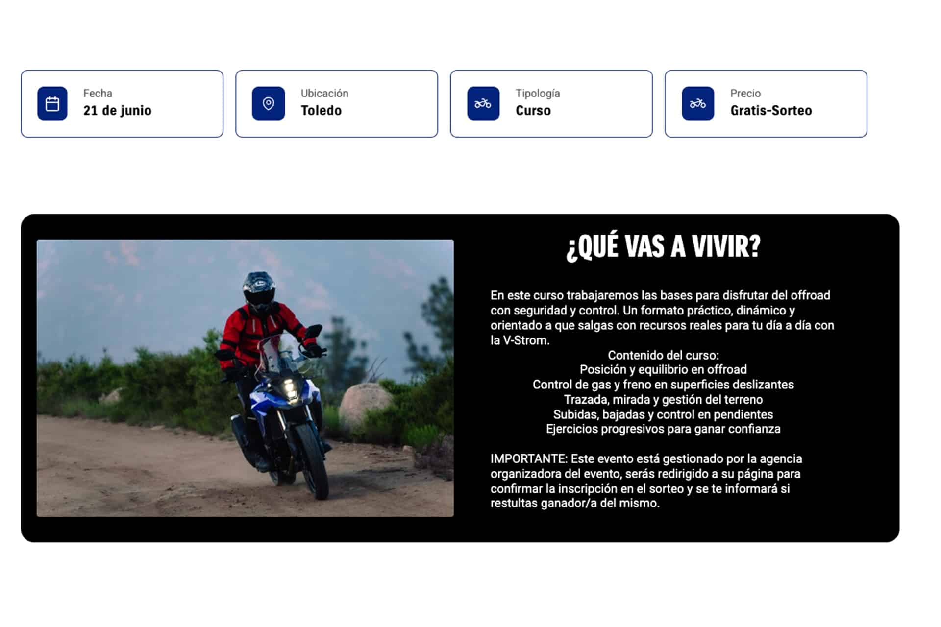 Suzuki Moto Club: The new meeting point aimed at users of the brand
