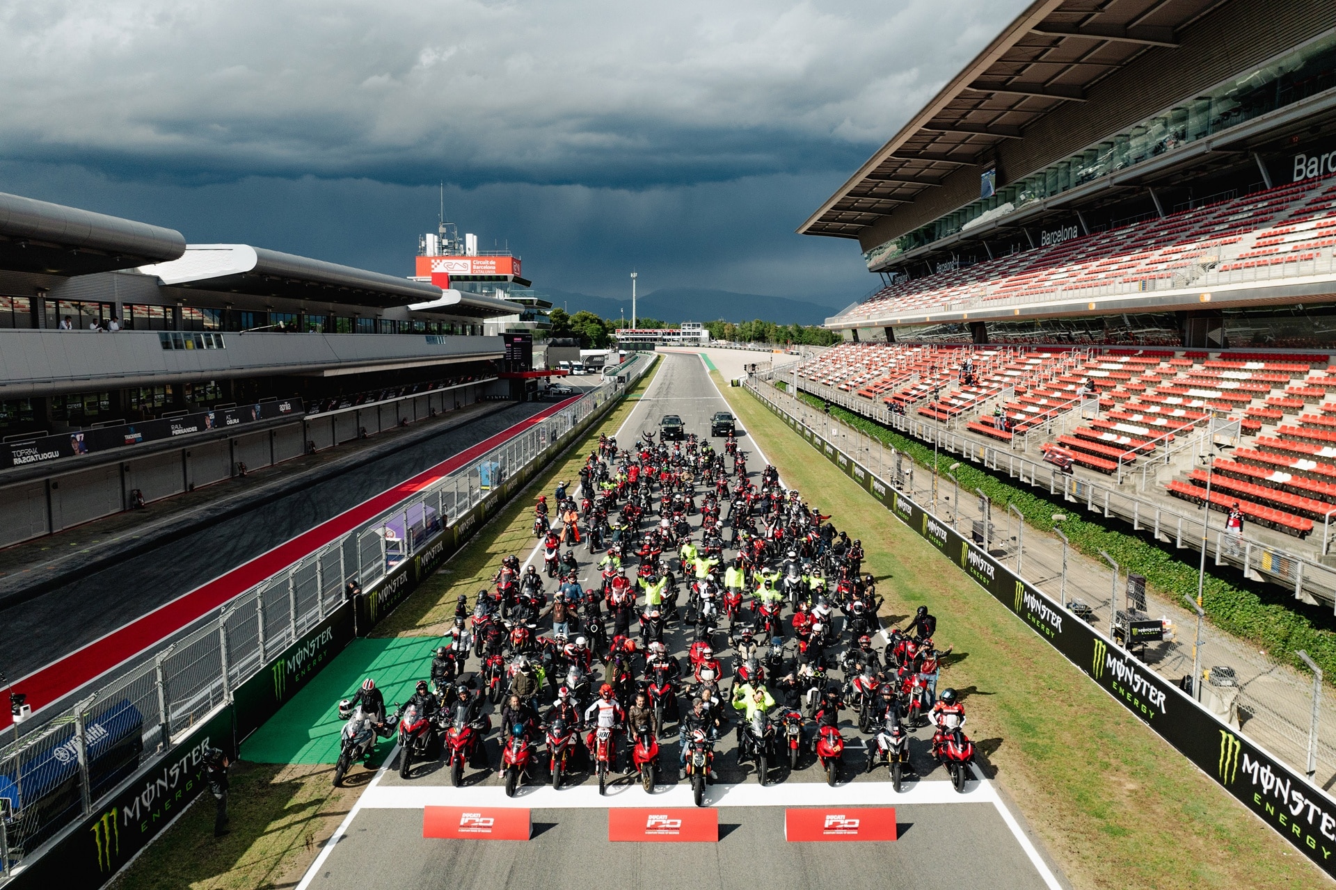 Ducati celebrates its centenary in Catalonia with an unforgettable caravan