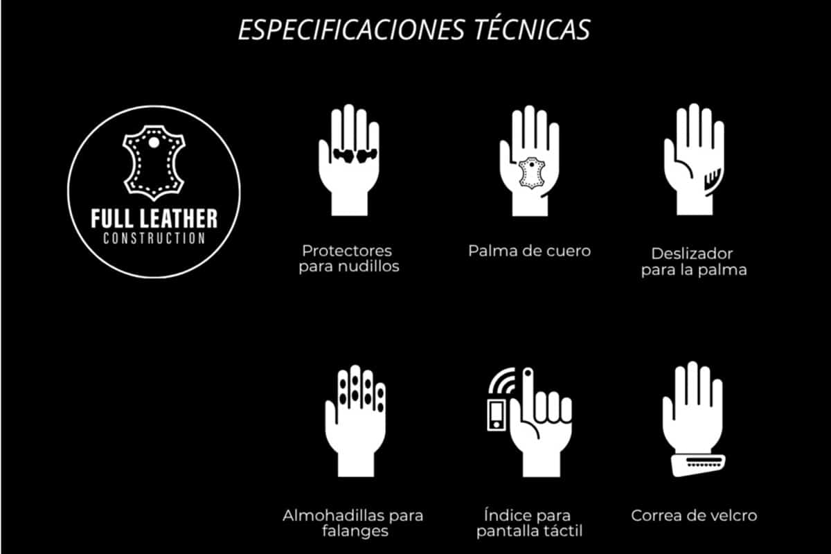Five RS Leather: The unisex leather glove that does not give up the comfort of textile models