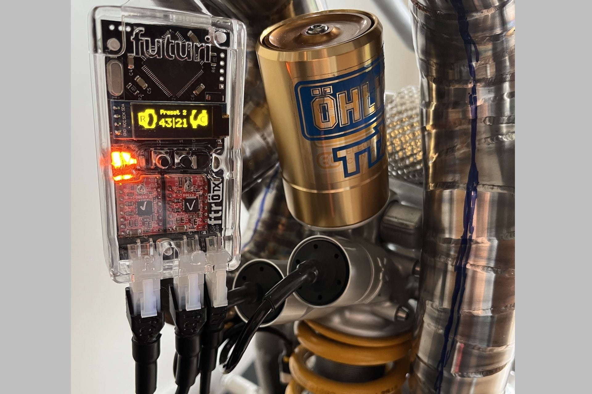 Futuri Motion Tech launches its ÖTX control unit for Öhlins TTX components on the market in series