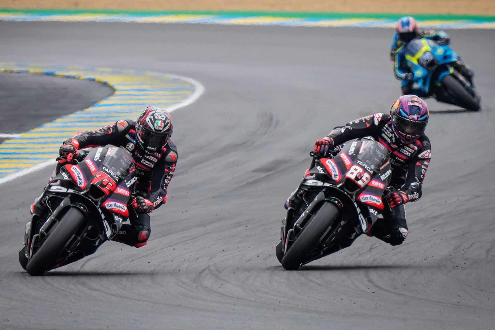 For Aprilia, results like the one in France are now far away