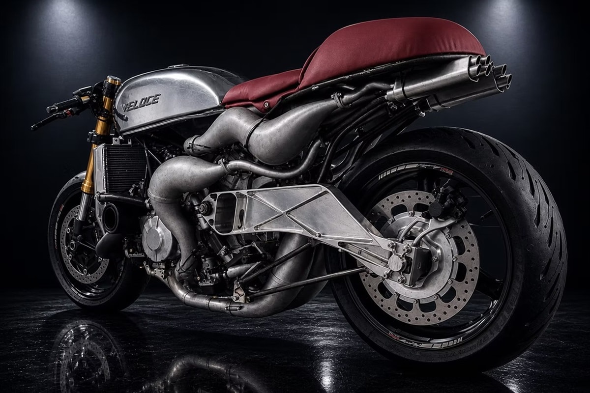 Veloce Motorcycles presents Aperion, its first naked neo retro model with a “2T X8 engine”, 1,000 cc and 280 HP of power