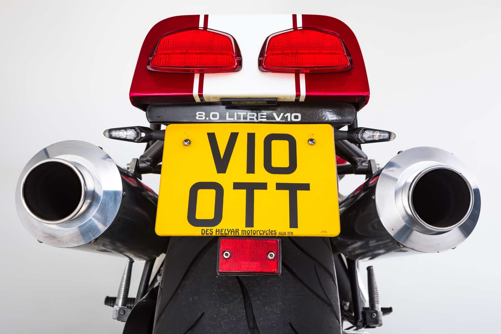 One of the most exclusive motorcycles on the planet goes up for auction: the Millyard Viper V10