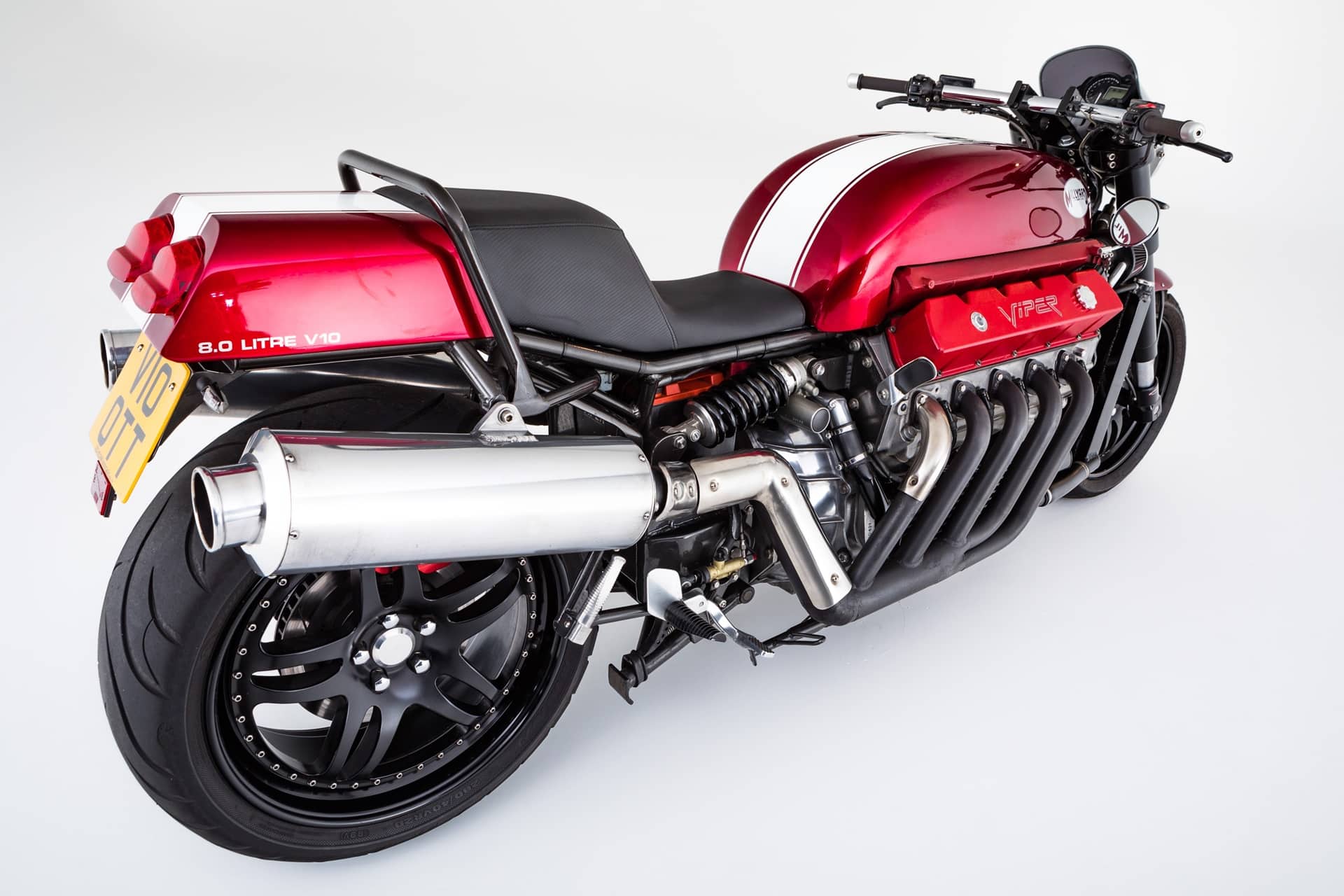 One of the most exclusive motorcycles on the planet goes up for auction: the Millyard Viper V10
