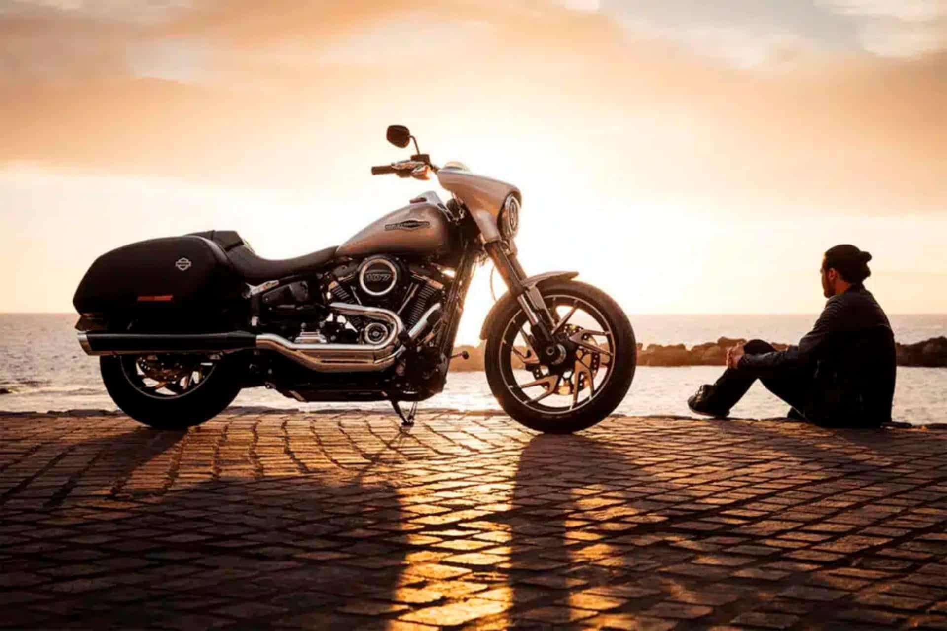 Hot summer on the motorcycle