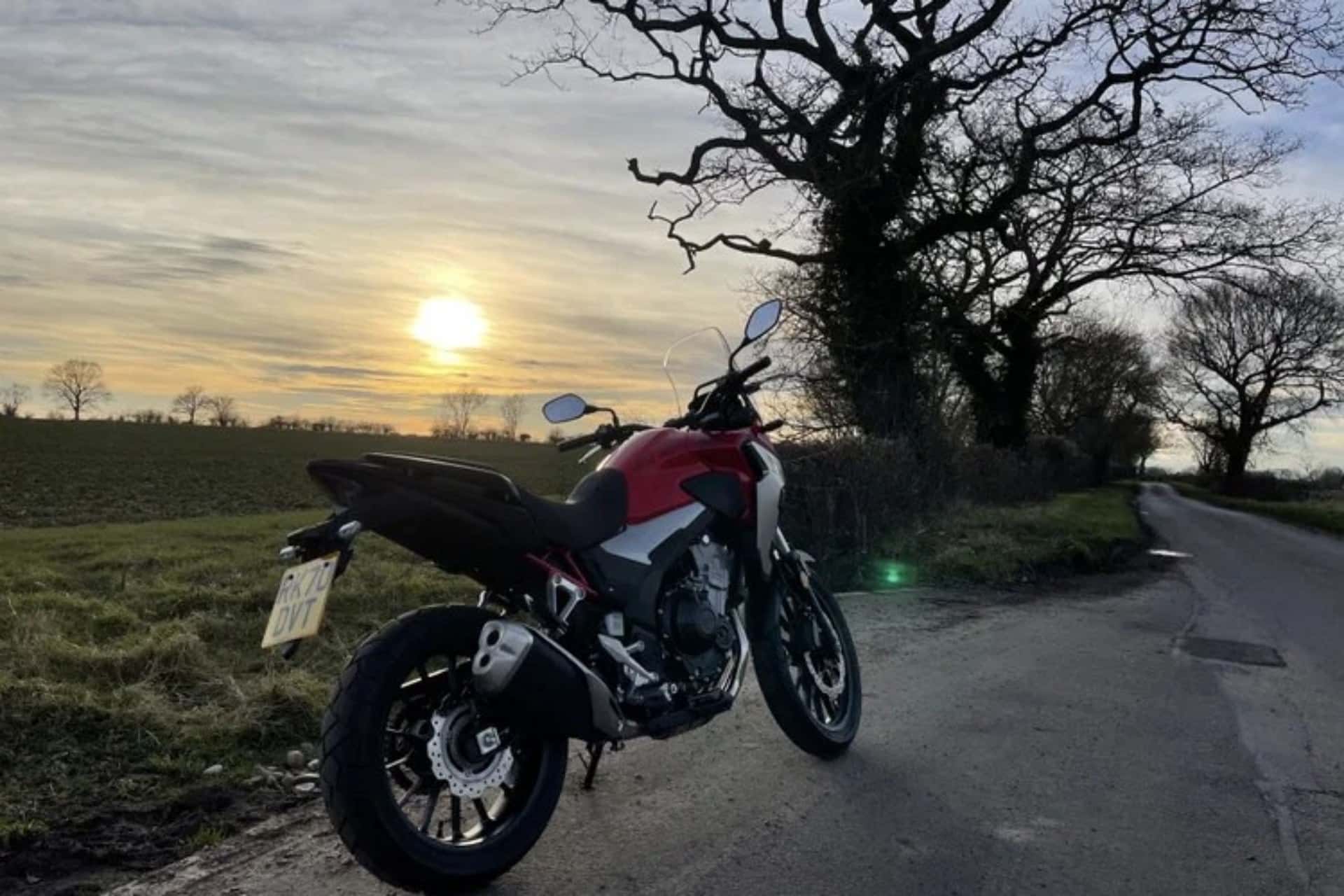 Hot summer on the motorcycle
