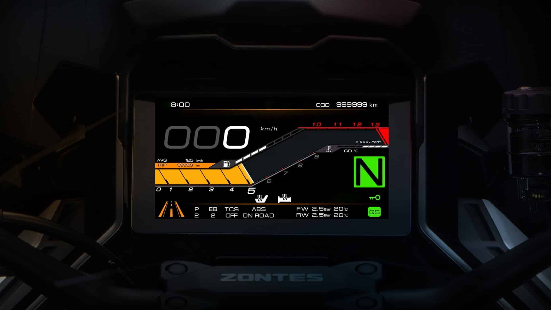 The Zontes 703F is renewed electronically for this year 2026