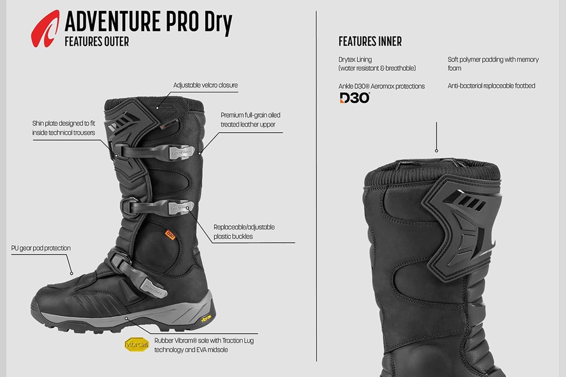 New Adventure PRO Dry and Adventure PRO LOW Dry 2026 ranges: Formaboots presents its recent evolution