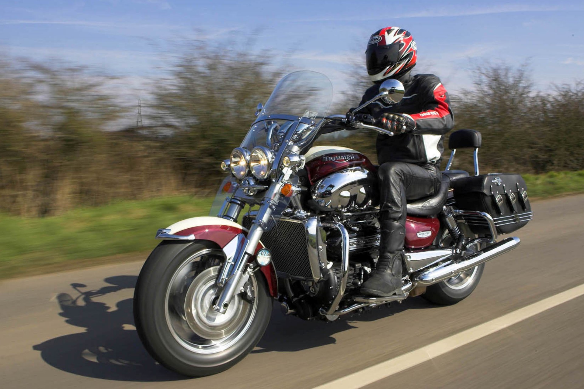 Triumph Rocket III advertisement