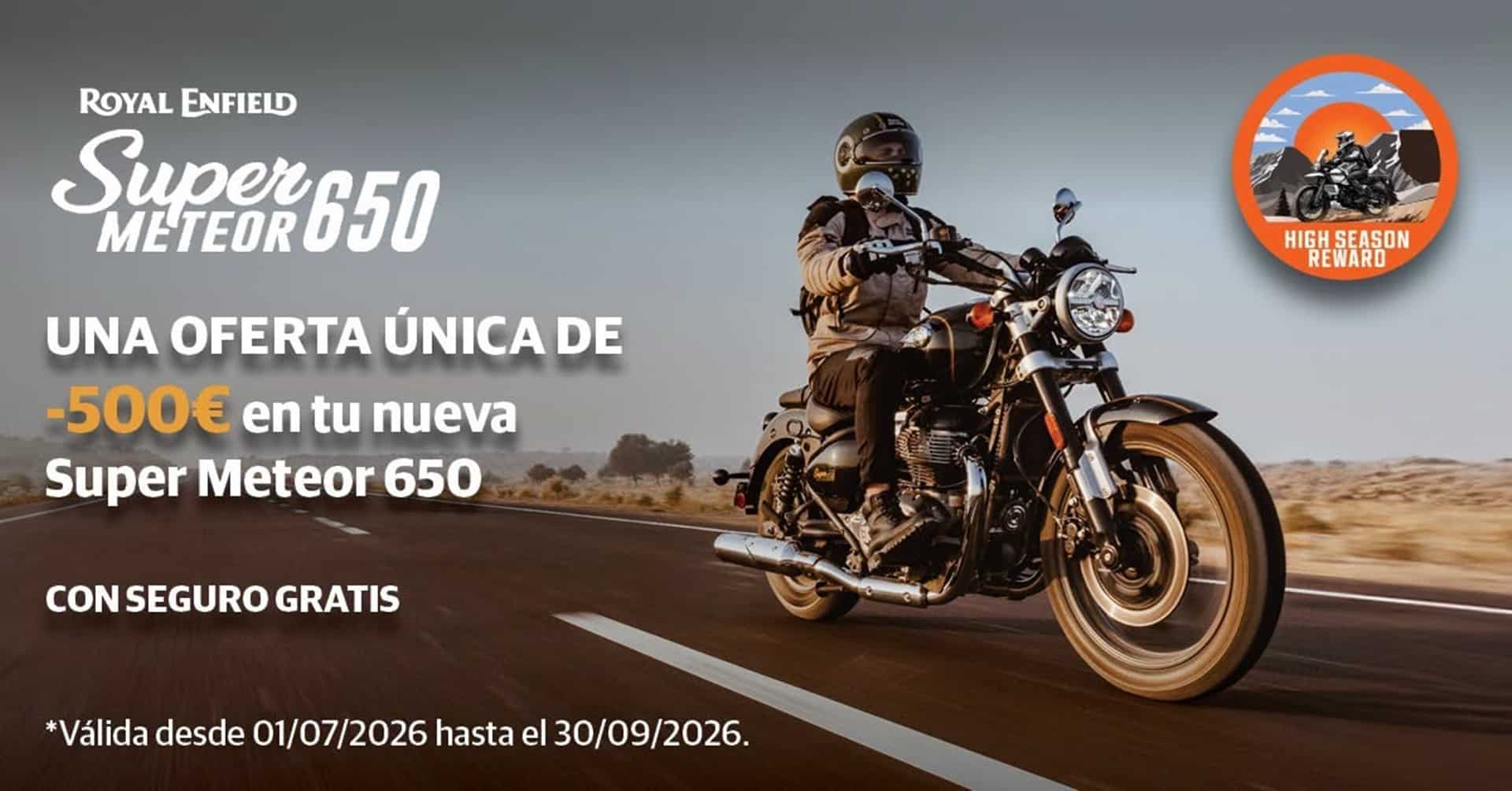 Royal Enfield a summer commercial campaign with up to 500 euros discount